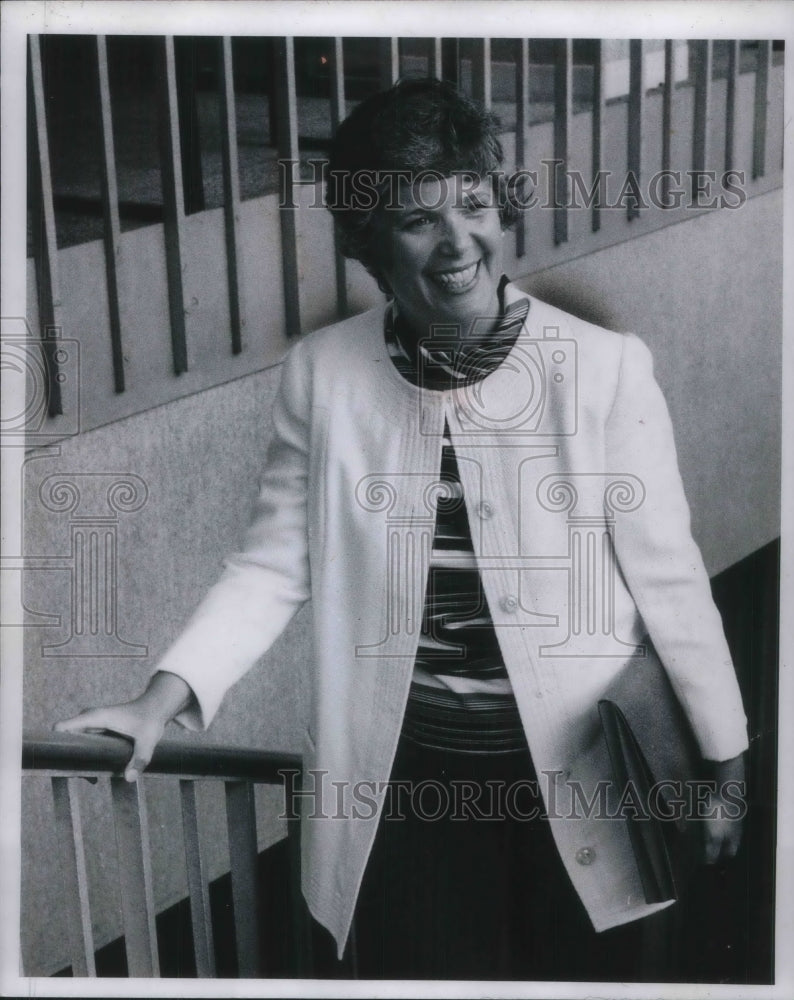 1974 Press Photo Mrs Rubyann Andres President of A Better Chance - Historic Images