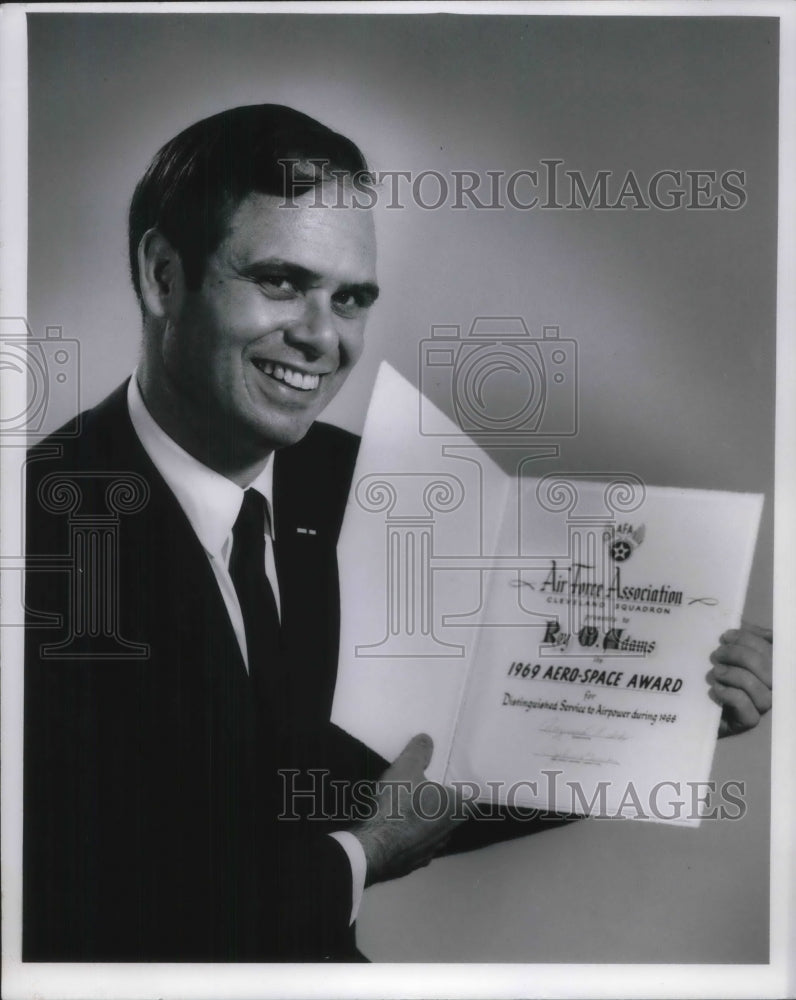 1969 Press Photo Roy W. Adams - Historic Images