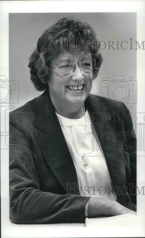 1988, Helen McDonald Bacon, President of East Side Irish Club - Historic Images