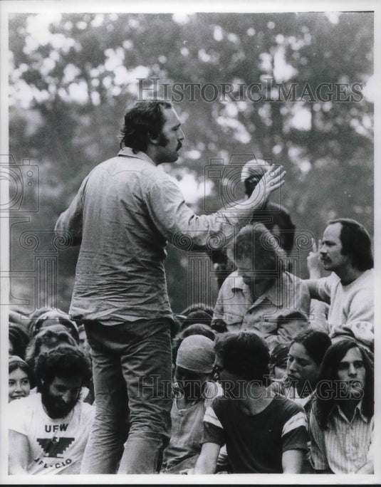 1977 Press Photo Bill Arthell protest leader - cva02581 - Historic Images