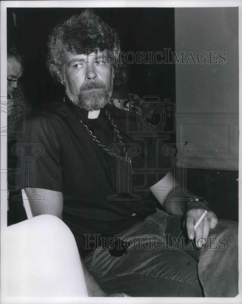 1970 Media Photo Reverend Richard Aubry Dean of Cleveland Dist Lutheran Church - Historic Images