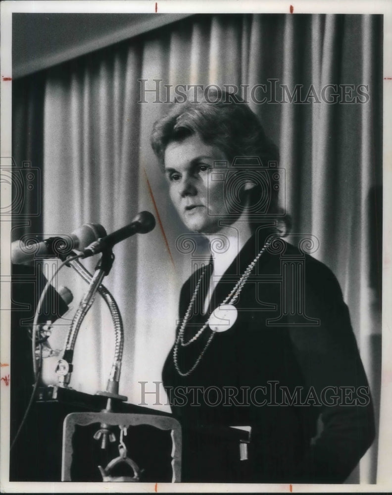 1972 Press Photo City Club Nancy Arneson Womens Lib - Historic Images