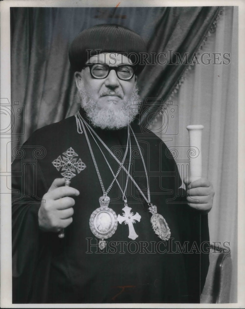 1971 Press Photo Bishop Antoious - Historic Images