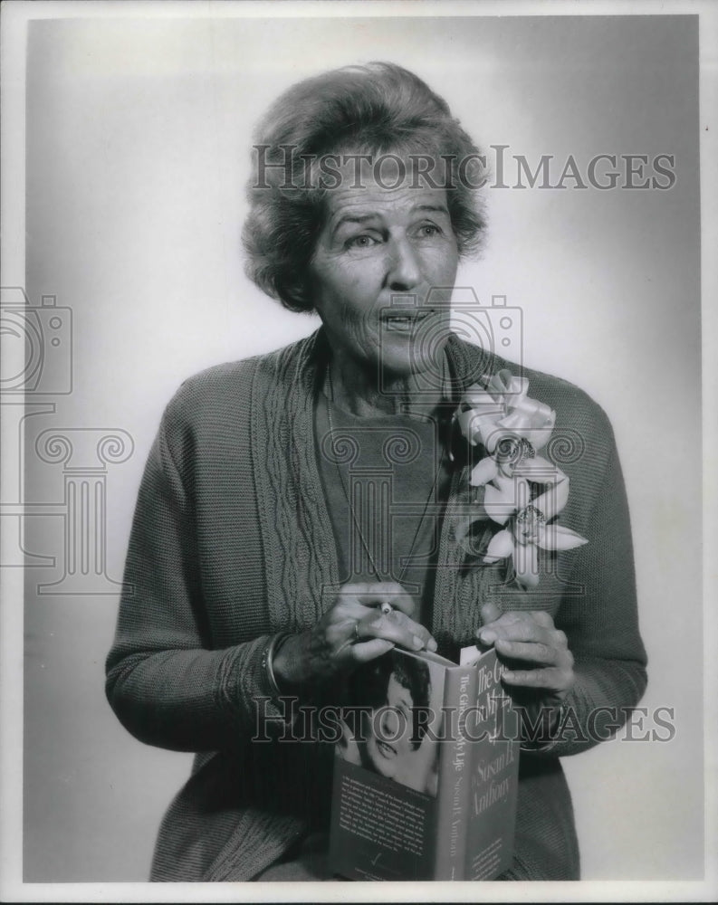 1971 Press Photo Lecturer &amp; Writer Susan B. Anthony - Historic Images