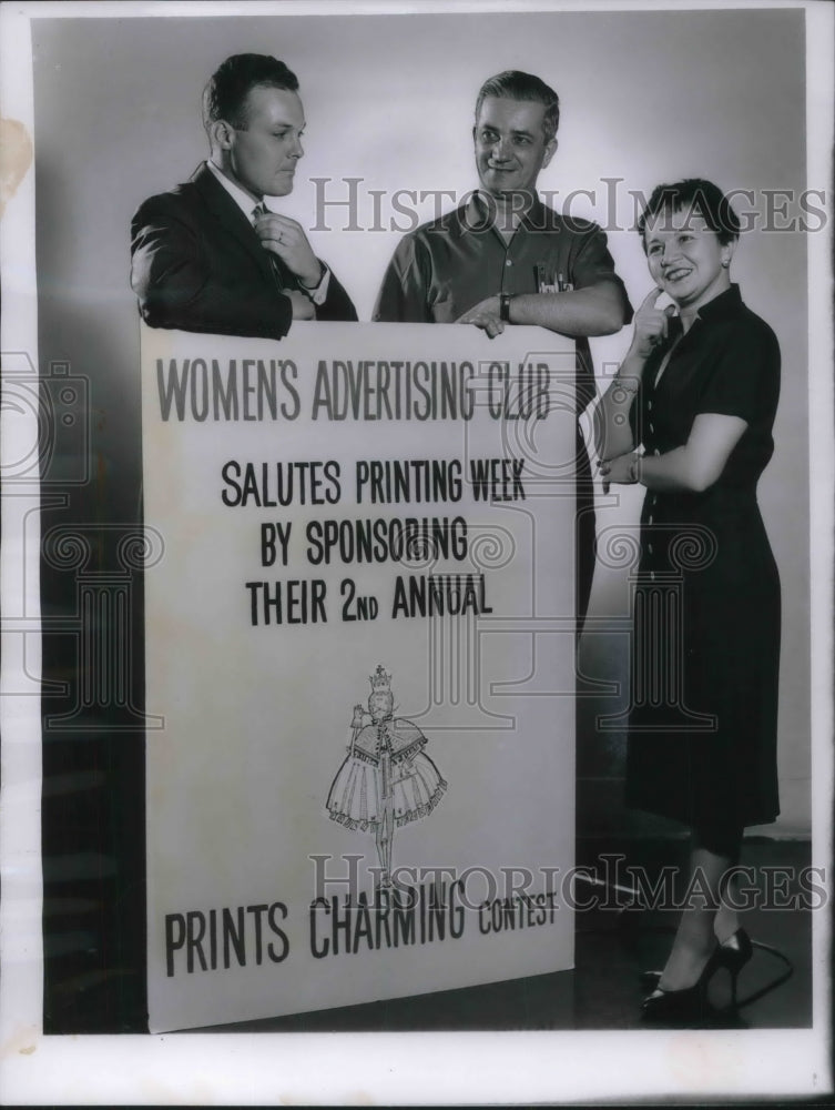 1960 Press Photo Joanna Merrifield pres of the Women's Advertising Club - Historic Images