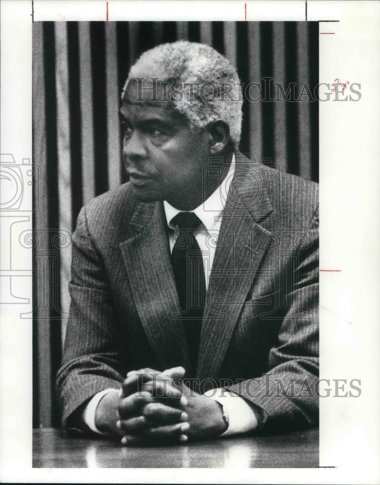 1991 Press Photo Walter A. Burks Jr. as Verdict is read - Historic Images