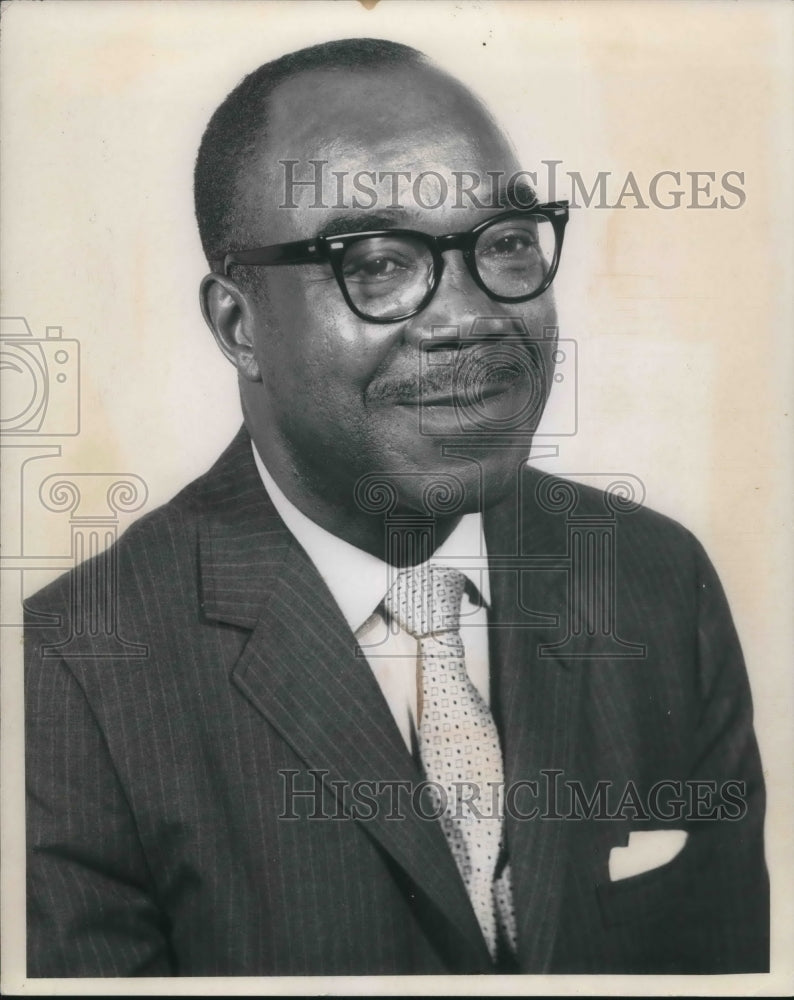 1970 Press Photo Everett Brown, United Steelworkers staff reg. - Historic Images