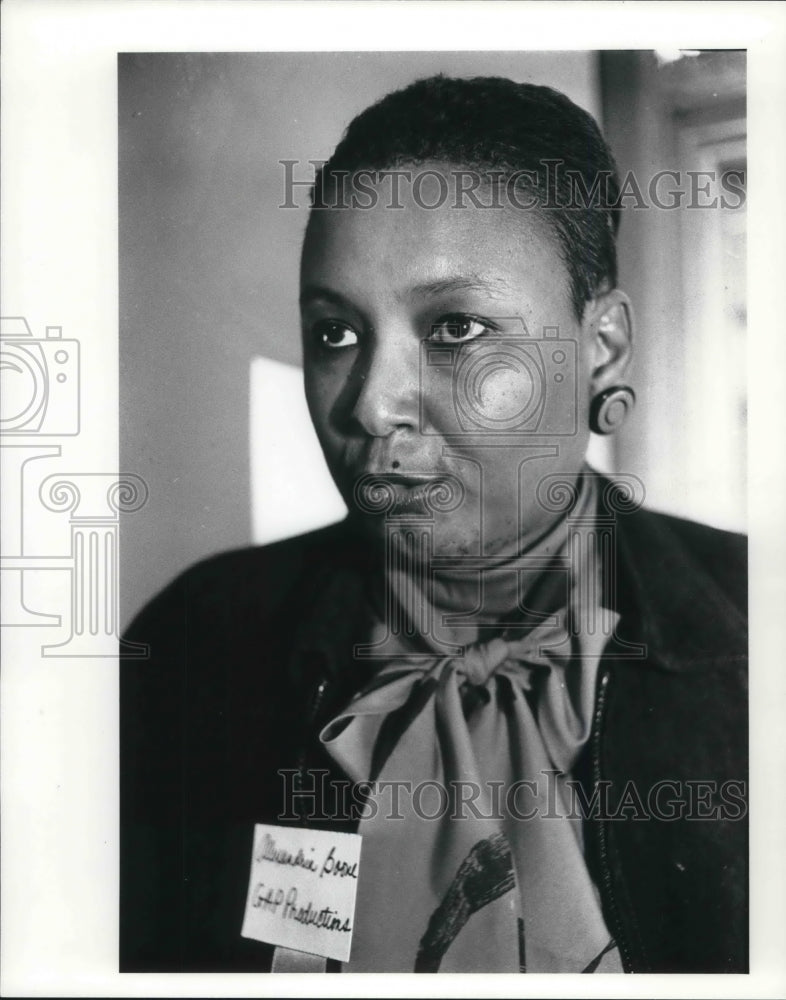 1988 Press Photo Women Business Owners of Cleveland&#39;s Alexandria Boone - Historic Images