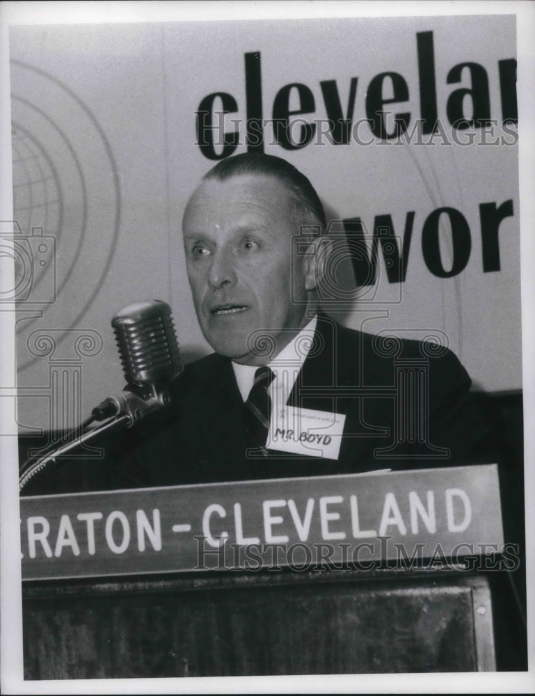 1967 Press Photo Osborne Boyd of U.S. State Dept. - Historic Images