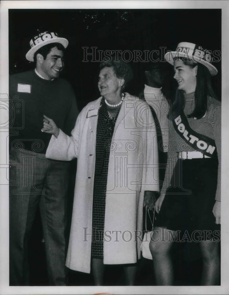 1968 Media Photo Happenings for Republican Youth, Dale Shapiro,Frances Bolton, - Historic Images