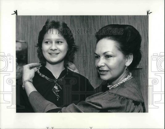 1985, Barbara & Mrs. Georgiana Bjoitos - Historic Images