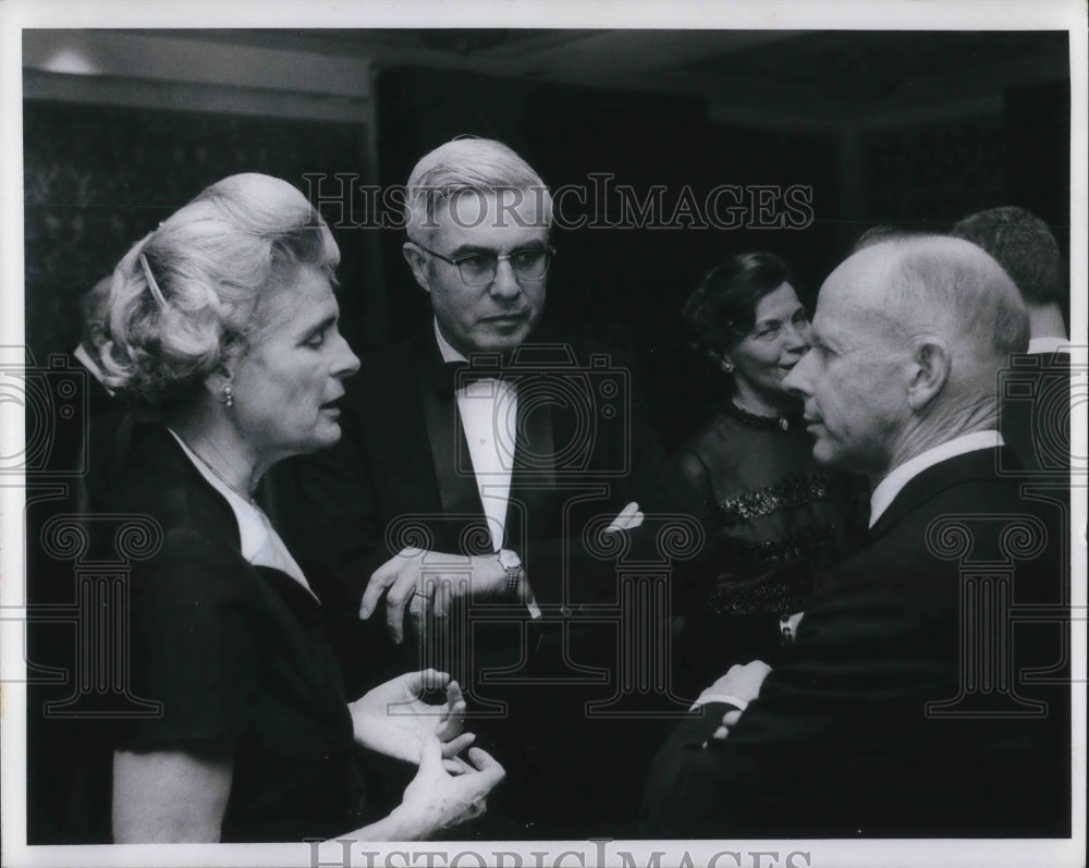 1970 Press Photo Mrs Benjamin Bole at 50th anniversary of Cleveland Museum of NH - Historic Images