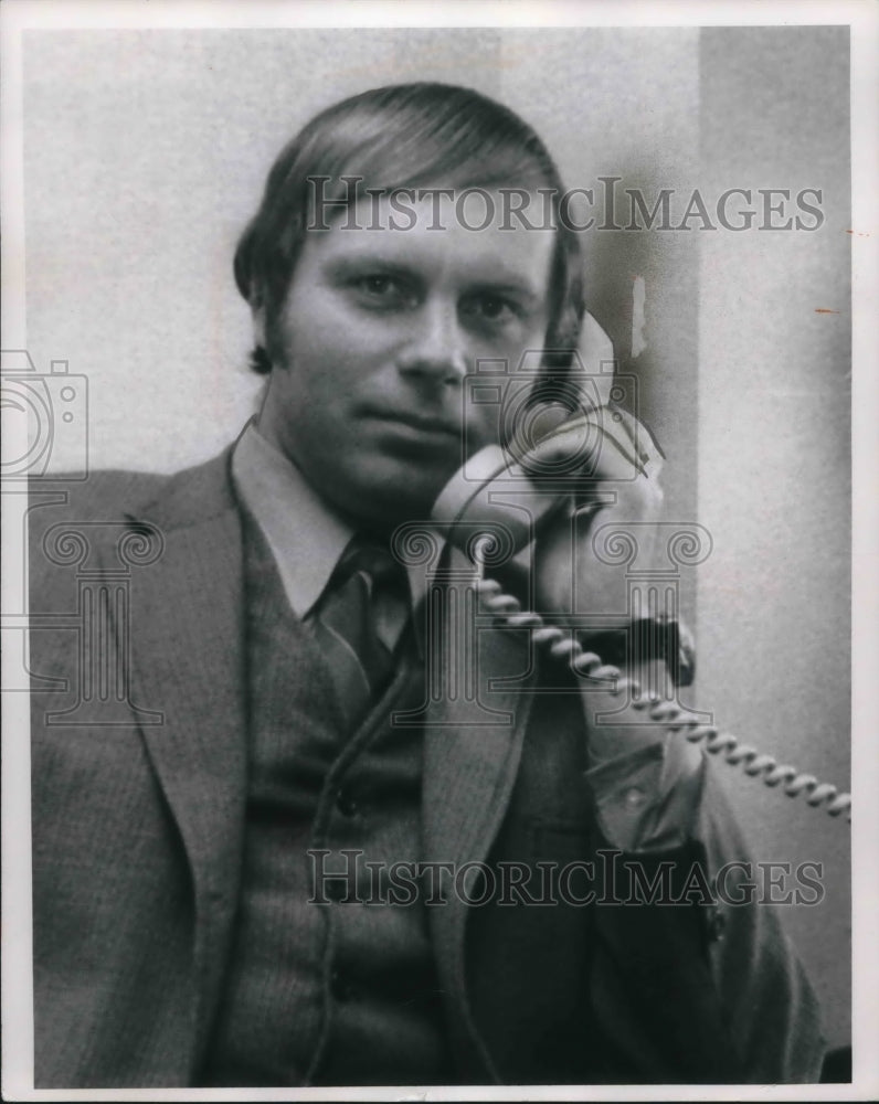 1971 Press Photo WM F. Braden Vice President Computer & Technical Associates - Historic Images