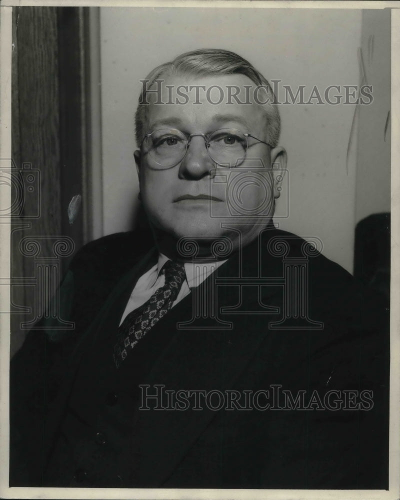 1943 Press Photo W.G. Bahner County Superintendent of School. - Historic Images