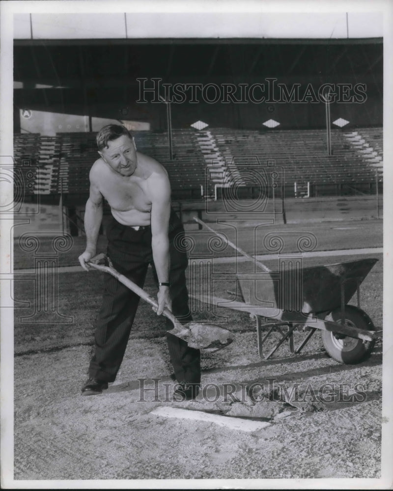 1956 Press Photo Emil Bossard - Historic Images