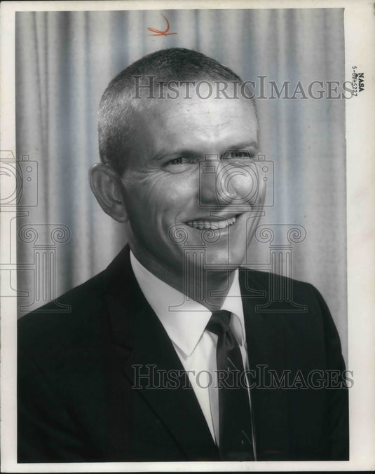 1965 Press Photo Frank Borman, the new Manned Spacecraft Center Test Pilot - Historic Images
