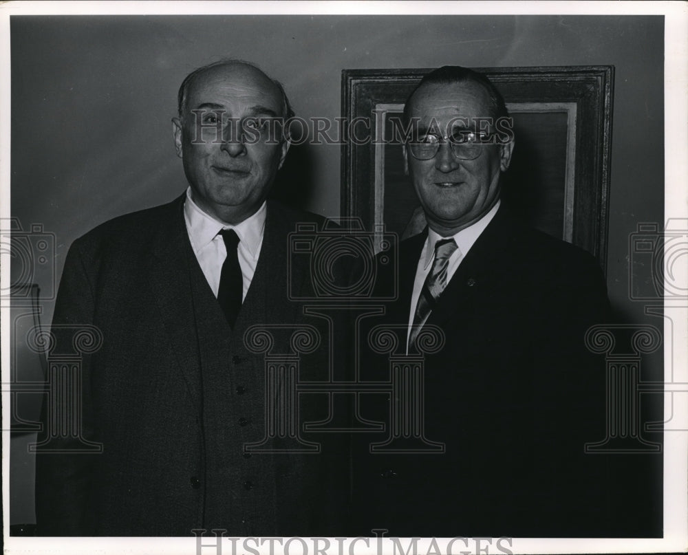 1963 Press Photo Joseph A. Beirne President of Communications Workers of America - Historic Images