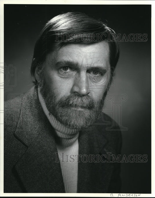 1982 Press Photo Bernhard H. Andersen, head Aerodynamics Analysis Section NAST - Historic Images