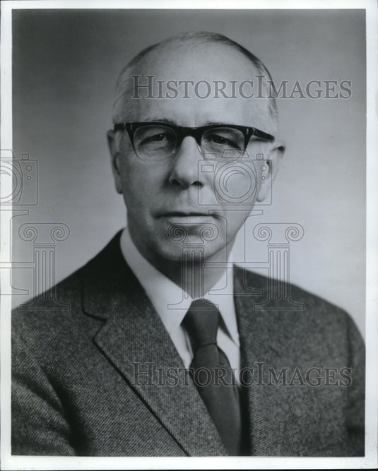 1971 Press Photo Dr. Sterling W. Brown Natl Conference of Christians & Jews Prez - Historic Images