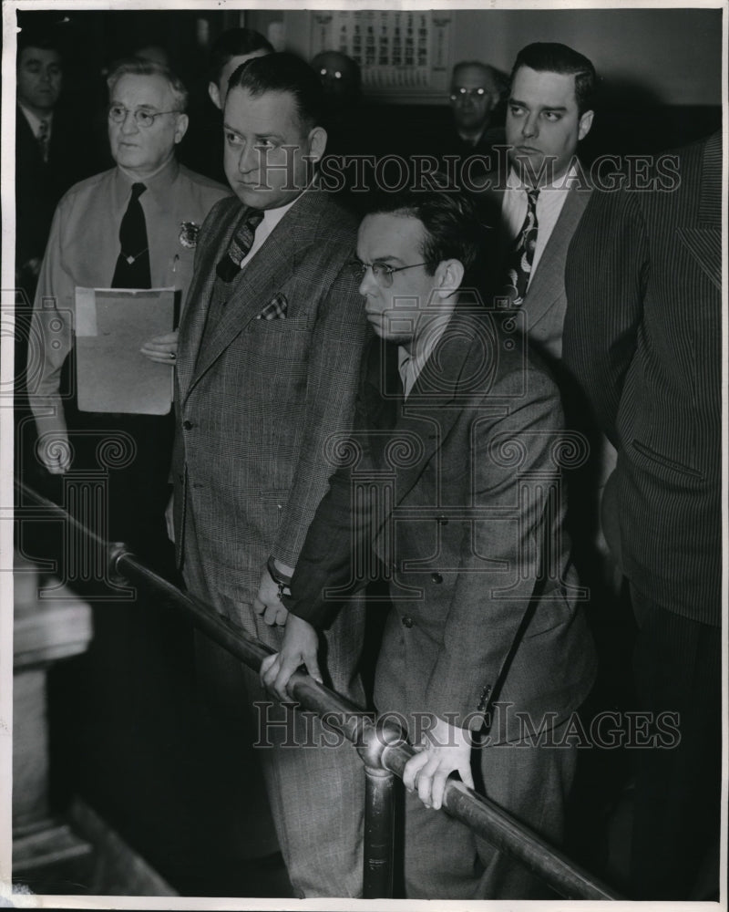 1948 Press Photo Harold Alfred Beach Jr. hearing on Murder of Sheila Ann Tuley. - Historic Images