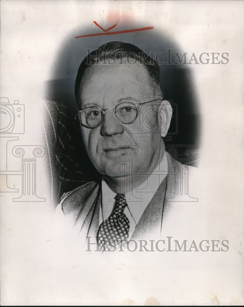 1962 Press Photo Elbert H. Baker Jr. Trustee - Historic Images