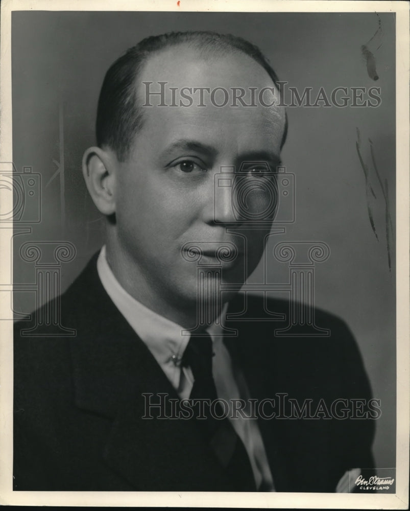 1950 Press Photo Newton D Baker III President of Harris Products Co - Historic Images