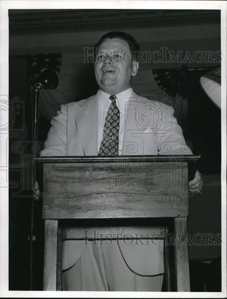 1942 Press Photo Congressman George H.Bender of Ohio after his re-election. - Historic Images