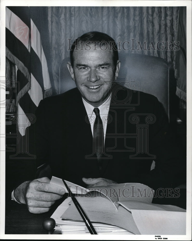 1964 Press Photo Henry Bellmon, Gov of Oklahoma - Historic Images