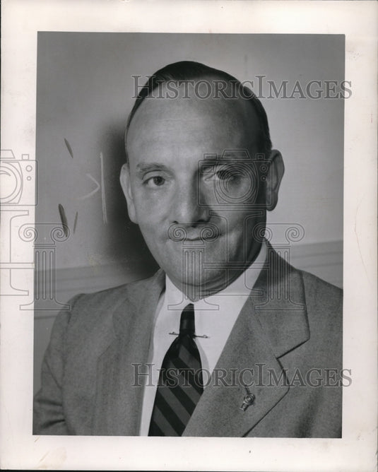 1958 Press Photo Arthur Begain May Co - Historic Images