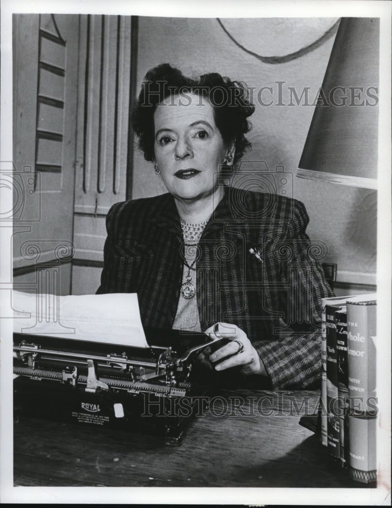 1951 Media Photo Faith Baldwin - Historic Images