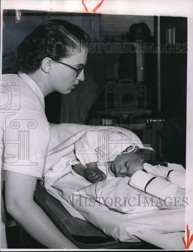 1954 Press Photo Kenny Broyles 3907 Franklin Blvd - Historic Images