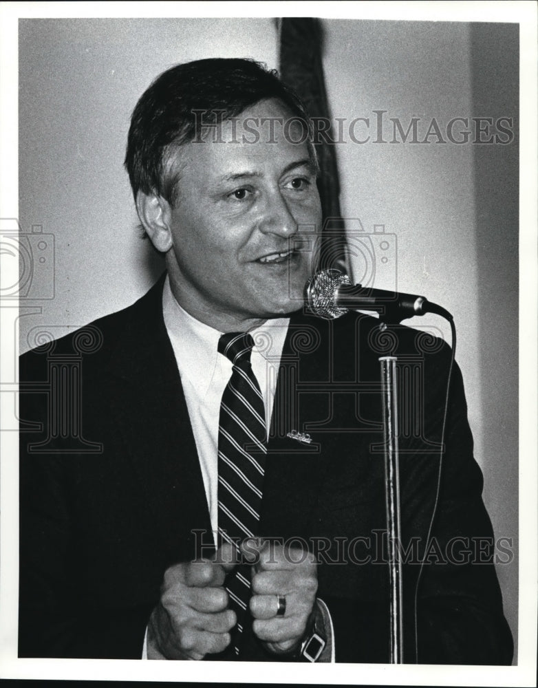 1986 Press Photo Ohio Governor Richard F. Celeste, State of the State speech - Historic Images