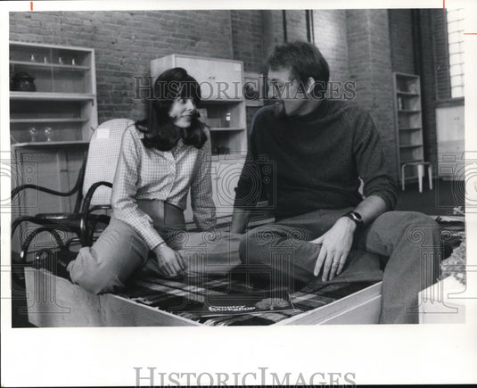 1977 Media Photo MR. & Mrs. Neil C. Chandler Country Workshop Store in the Flats - Historic Images