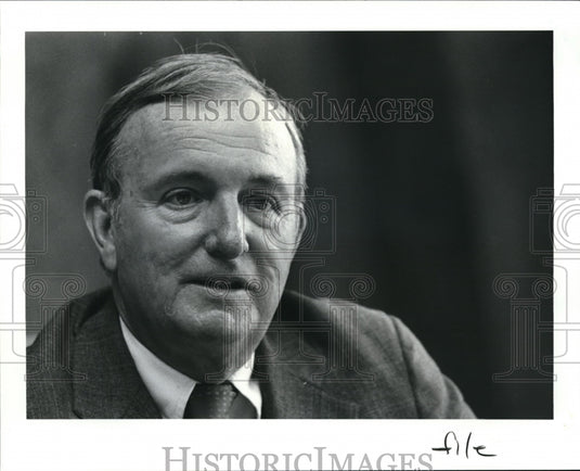 1986 Press Photo Leigh Carter President of Goodrich - Historic Images