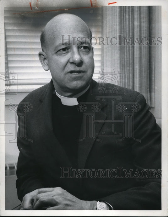 1968 Press Photo John H. Burt Bishop - Historic Images