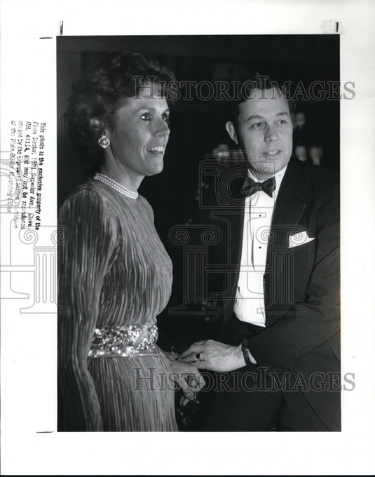 1988 Press Photo Martha Boyer and Willis B. Boyer Jr. at the Yale Ball - Historic Images