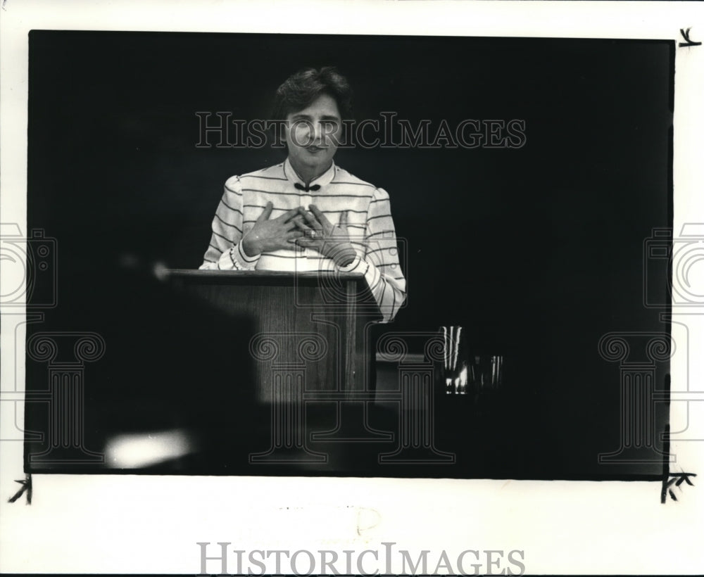 1983, Dagmar Celeste teaches a class on &quot;The Woman in Public Life&quot; - Historic Images