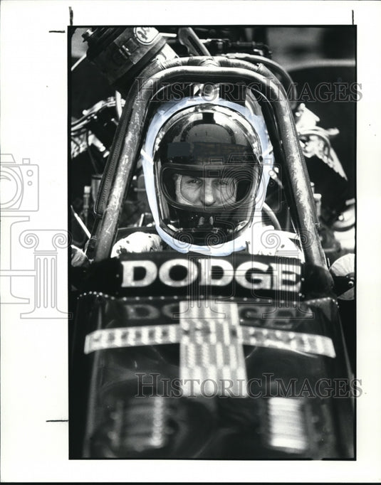 1982 Press Photo Don "Big Daddy" Carlits at the starting line - cva07133 - Historic Images