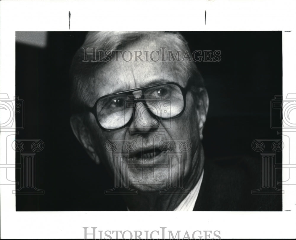 1987 Press Photo James Carney Sr - Historic Images