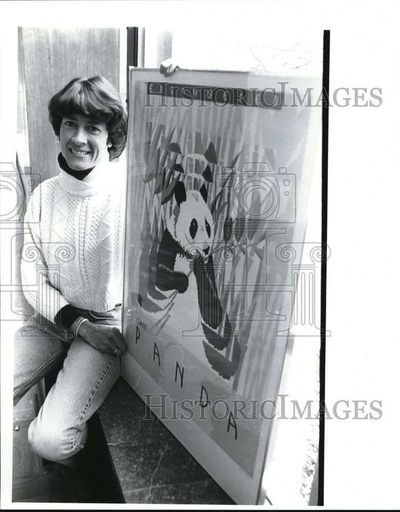 1989 Caroline A. Davenport (Drew) 2nd pl winner with some of her animal work-Historic Images