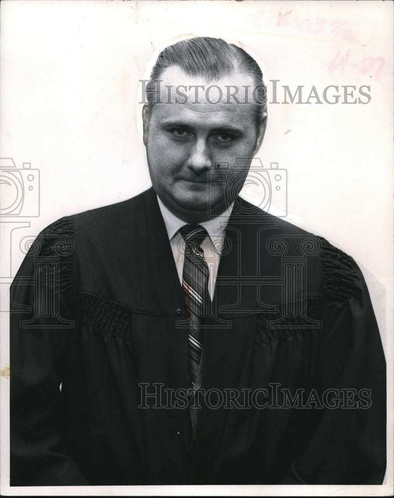1970 Press Photo Head Shot Judge David O. Corrigan - Historic Images