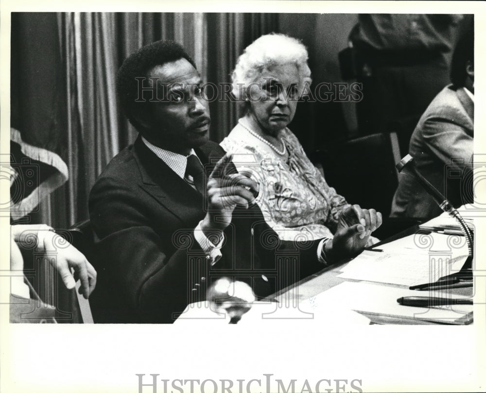 1979 Media Photo George Forbes and Mercedes Cotrier - Historic Images