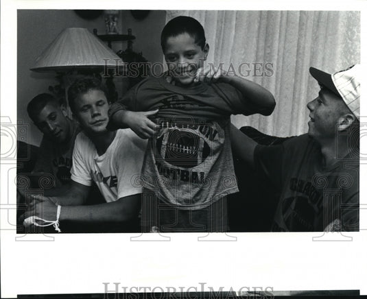 1991 Media Photo Jason Cordero, a 10 yr old battling cancer - Historic Images
