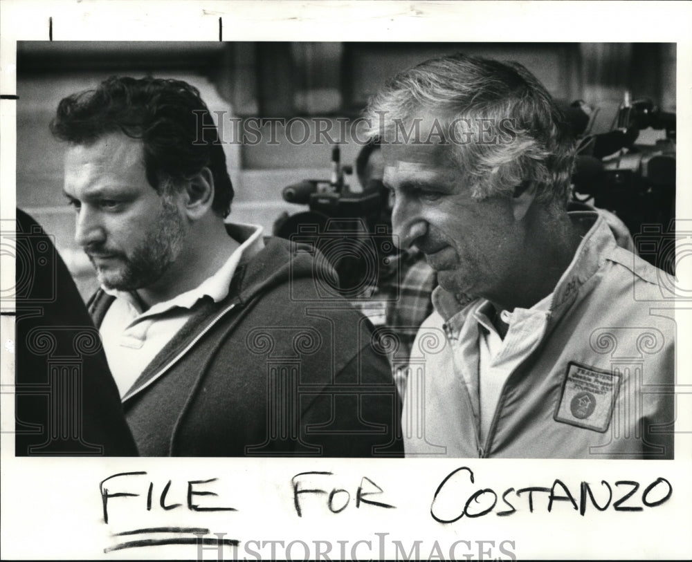 1988 Press Photo Carmen Parise & Frank Costanzo to be indicted in federal court - Historic Images