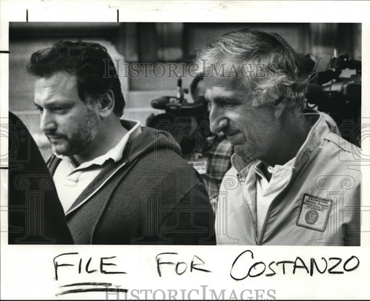 1988 Press Photo Carmen Parise & Frank Costanzo to be indicted in federal court - Historic Images