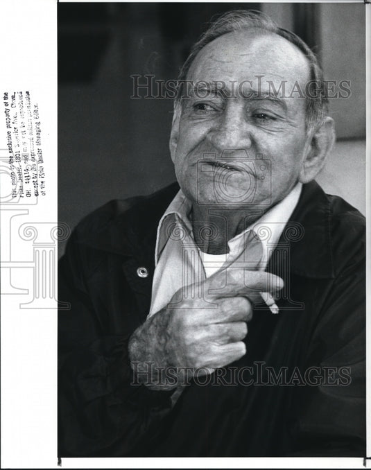 1989 Press Photo William Campbell Owner of The Land Fill - Historic Images