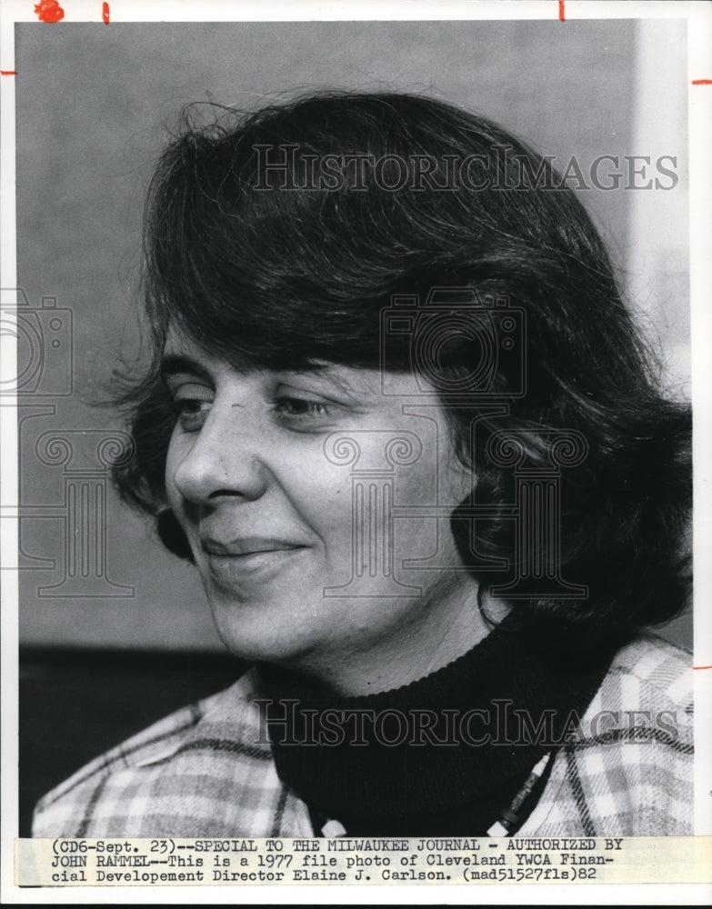 1977, Elaine Carlson Cleveland YWCA Financial Development Director - Historic Images