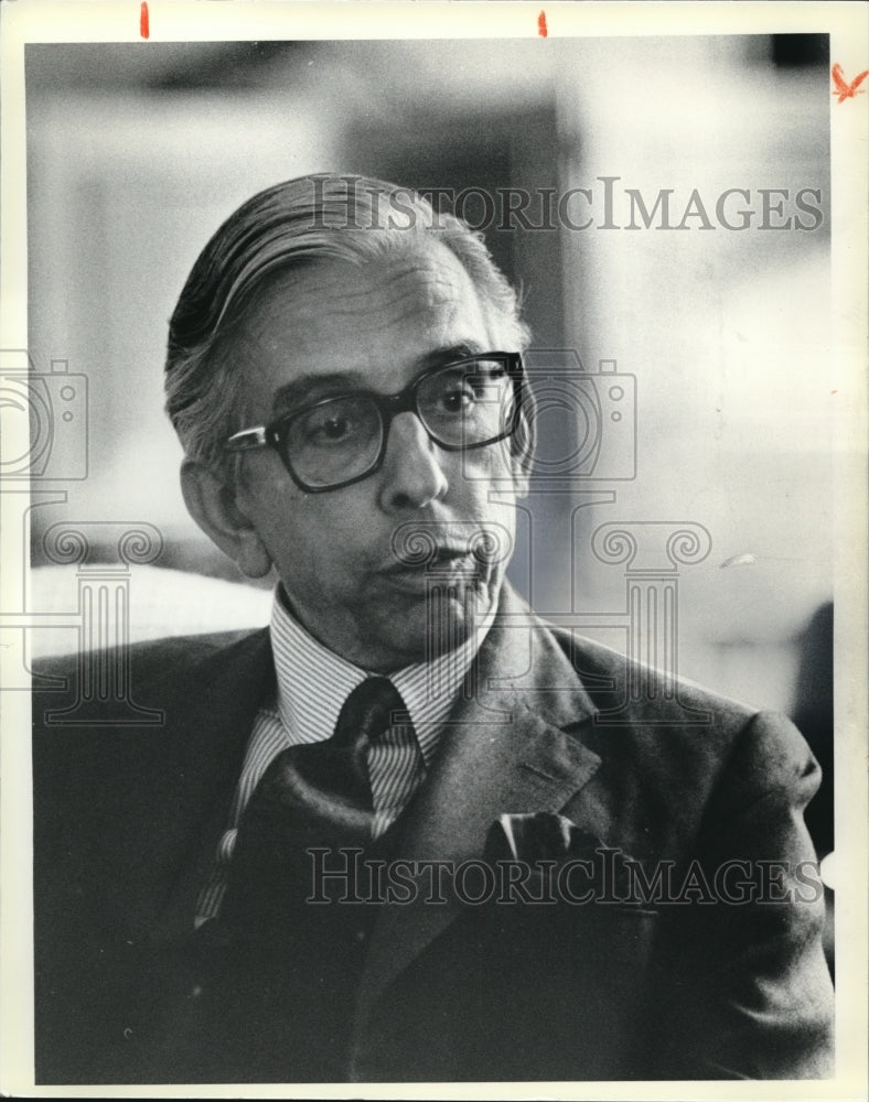 1981 Press Photo Francois de Laboulaye, French Ambassador at Union Club - Historic Images