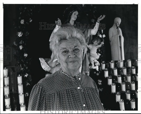1981 Media Photo Jennie D'Amico, Mother of Sister Johnica D'Amico - Historic Images