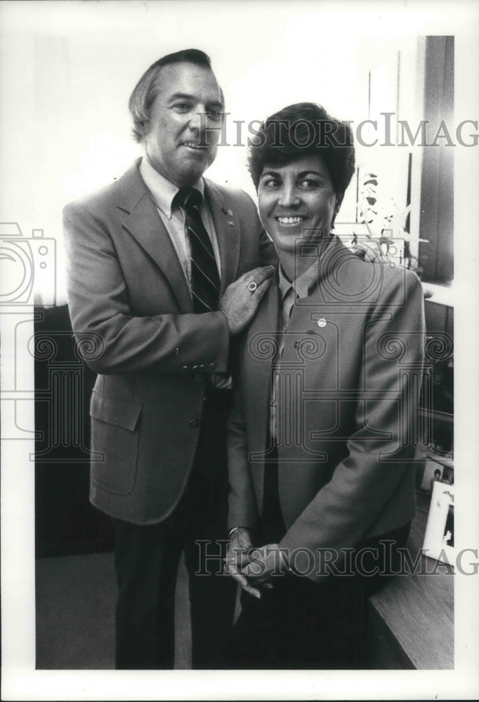 1984 Media Photo Jerry and Roberta DePiero, Real Estate Agents - Historic Images